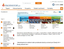 Tablet Screenshot of ekoinstop.cz